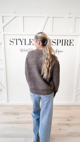 Geri Ribbed Super Soft Sweater