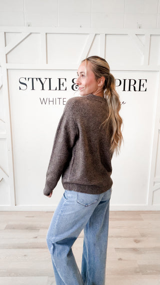 Geri Ribbed Super Soft Sweater