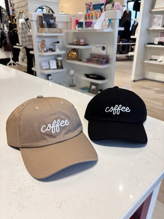 Coffee Embroidered Baseball Cap