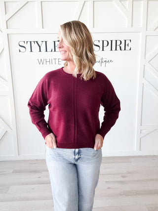 Susanna Front Seamed Sweater