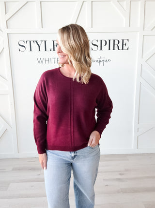 Susanna Front Seamed Sweater