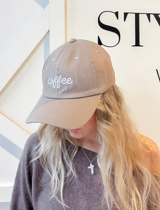 Coffee Embroidered Baseball Cap