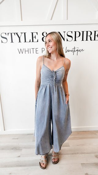 Sammie Front Ruched Jumpsuit