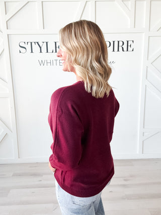 Susanna Front Seamed Sweater