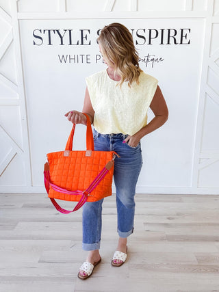 Day Dreamer Quilted Tote