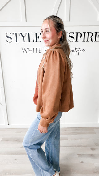Tammy Vegan Suede Jacket