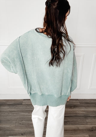 Monica Batwing High Low Sweatshirt