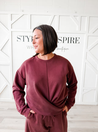 Nancy Modal Draped Front Top