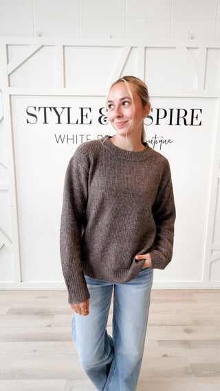 Geri Ribbed Super Soft Sweater