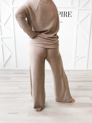 Mallory Brushed Wide Leg Pants