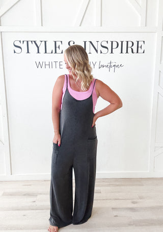 Larina Washed Lounge Jumpsuit