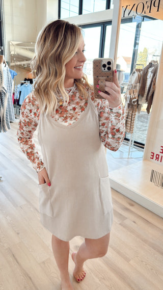 Camilla Wave Rib Romper Dress