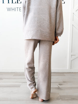 Veronica Chevron Wide Leg Pants