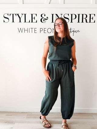 Rory Sleeveless Knit Jumpsuit