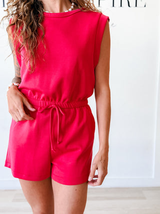 Corinne Modal Muscle Tank Romper