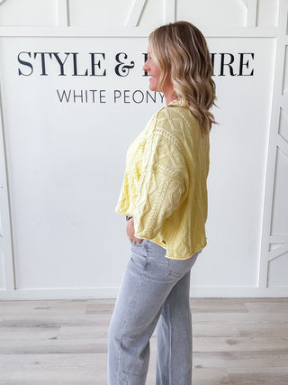 Arlene Cable Knit Sweater