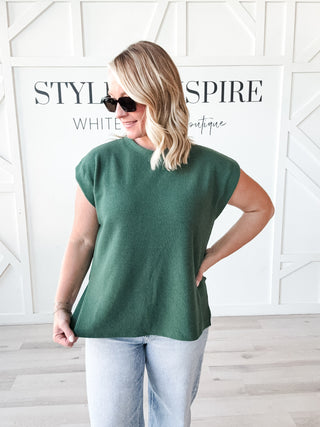 Tawna Cloudy Knit Sleeveless Top