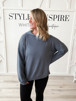 Karinna Cloudy Knit Hoodie
