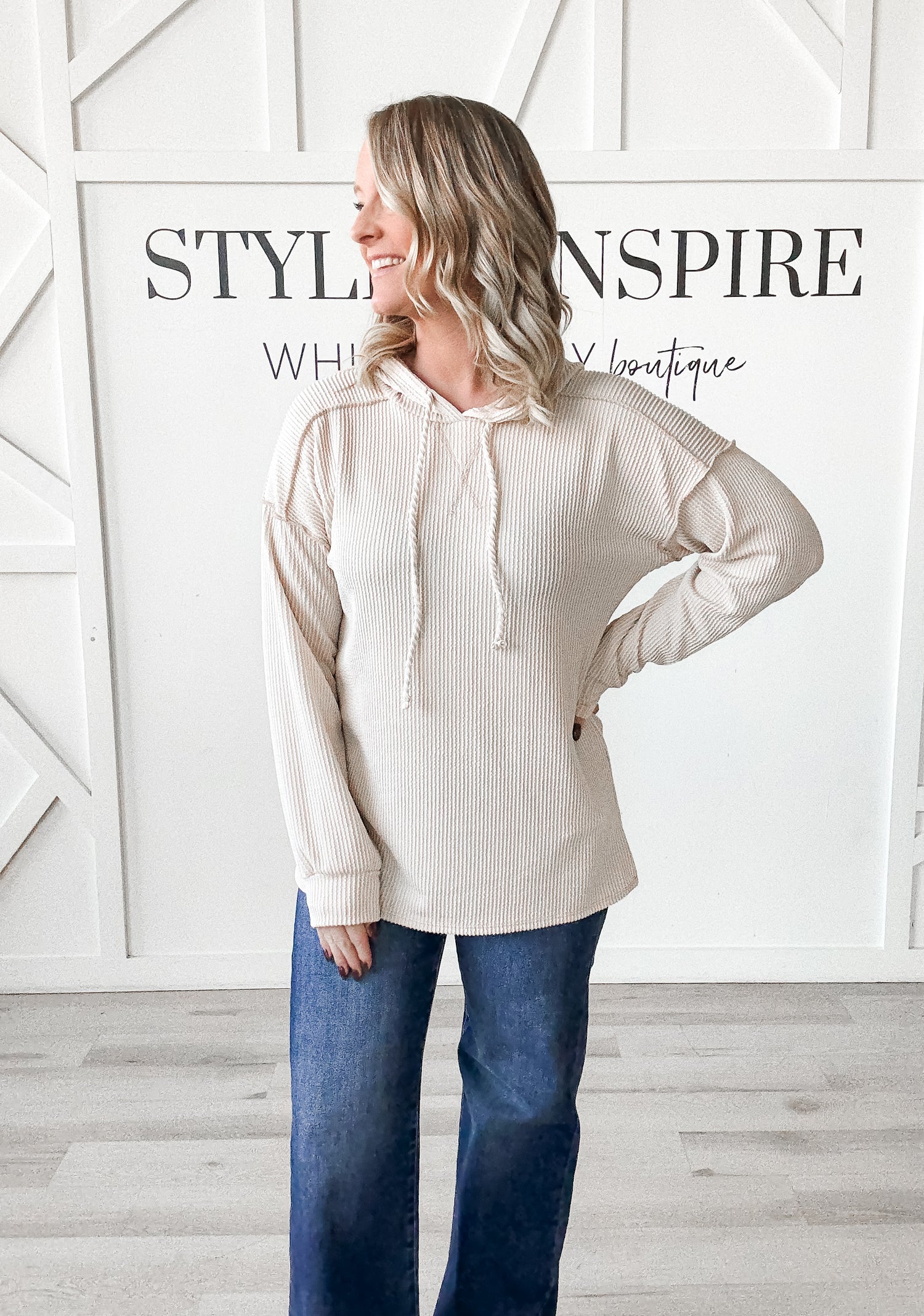 Marlys Urban Ribbed Hoodie
