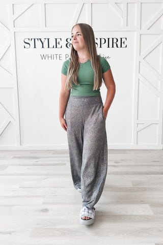 Christine Textured Stretch Pants *Final Sale*