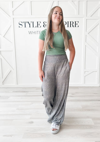 Christine Textured Stretch Pants *Final Sale*