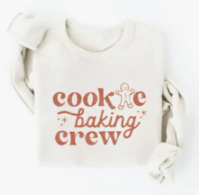 Cookie Baking Crew Graphic Sweatshirt