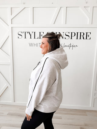 Amberly Piping Hoodie