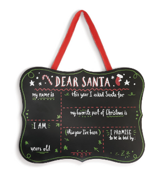 Dear Santa Chalkboard