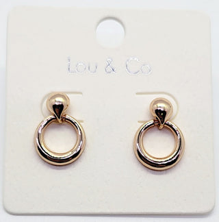 Door Knocker Stud Earrings