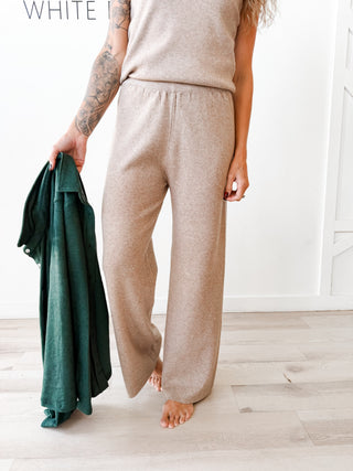 Trinity Wide Leg Knit Pants