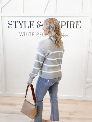 Lotus Stripe Sweater