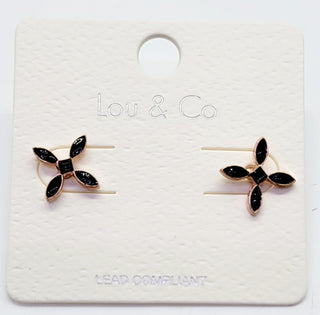 Enamel Star Earrings