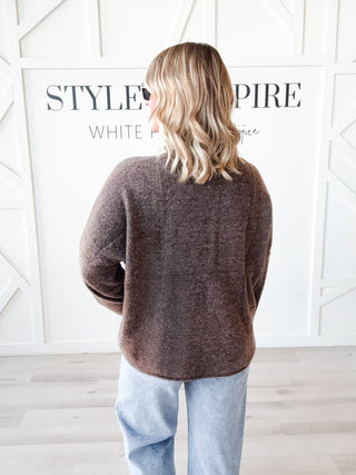 Jessie Heathered Wool Blend Sweater