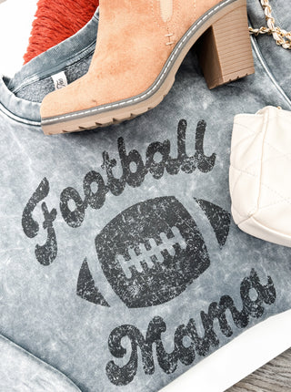 Football Mama Mineral Graphic Brushed Sweatshirt