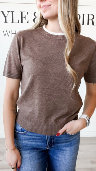 Ginny Short Sleeve Sweater