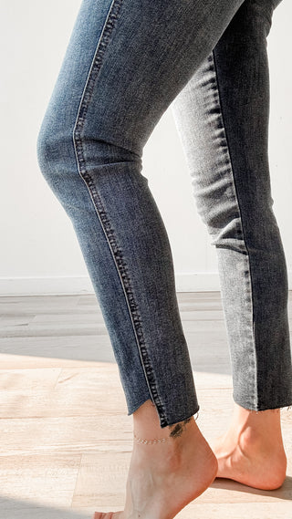 Judy Blue TC Step Hem Skinny Jeans