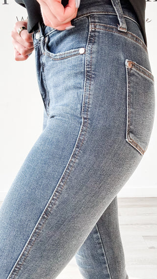 Judy Blue TC Step Hem Skinny Jeans