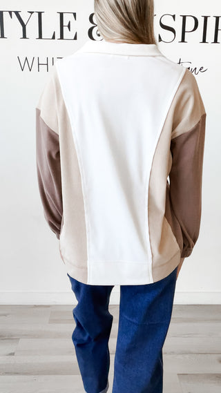 Katherine Color Block Top