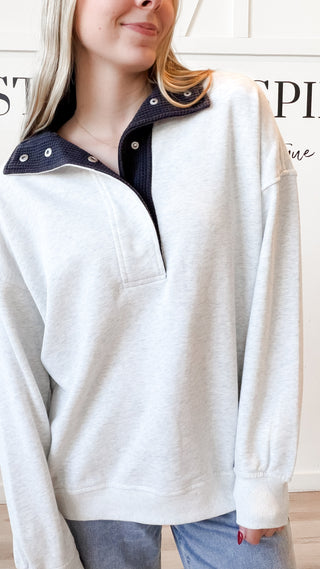 Lyla Thermal Contrast Sweatshirt