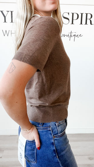 Ginny Short Sleeve Sweater