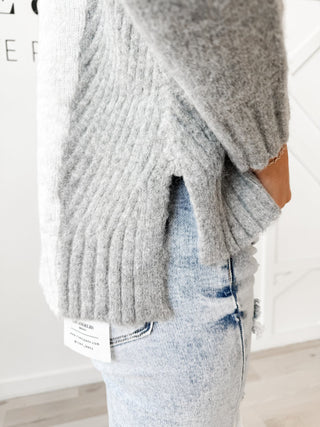 Ginny Color Block Turtleneck Sweater