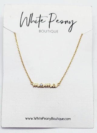 Handwritten Mama Necklace *Final Sale*