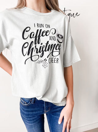 I Run On Coffee Graphic Tee