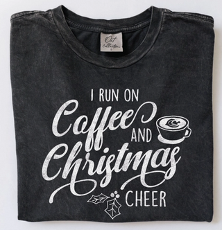 I Run On Coffee Graphic Tee