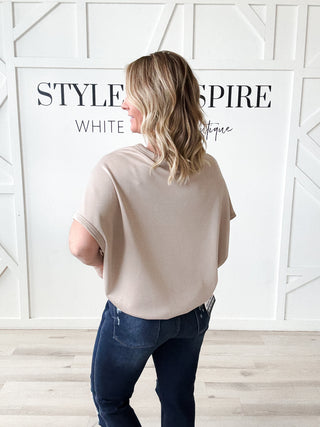 Teresa Short Sleeve Boxy Top