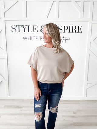 Teresa Short Sleeve Boxy Top