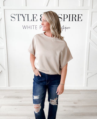 Teresa Short Sleeve Boxy Top