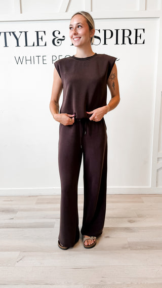 Dayna Modal Drawstring Wide Leg Pants