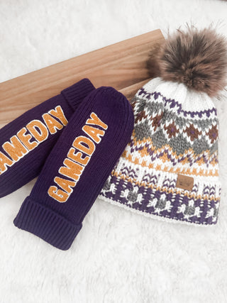 Multi Color Pom Hat
