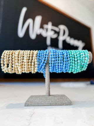 Glass Bead Bracelets.  *Final sale*